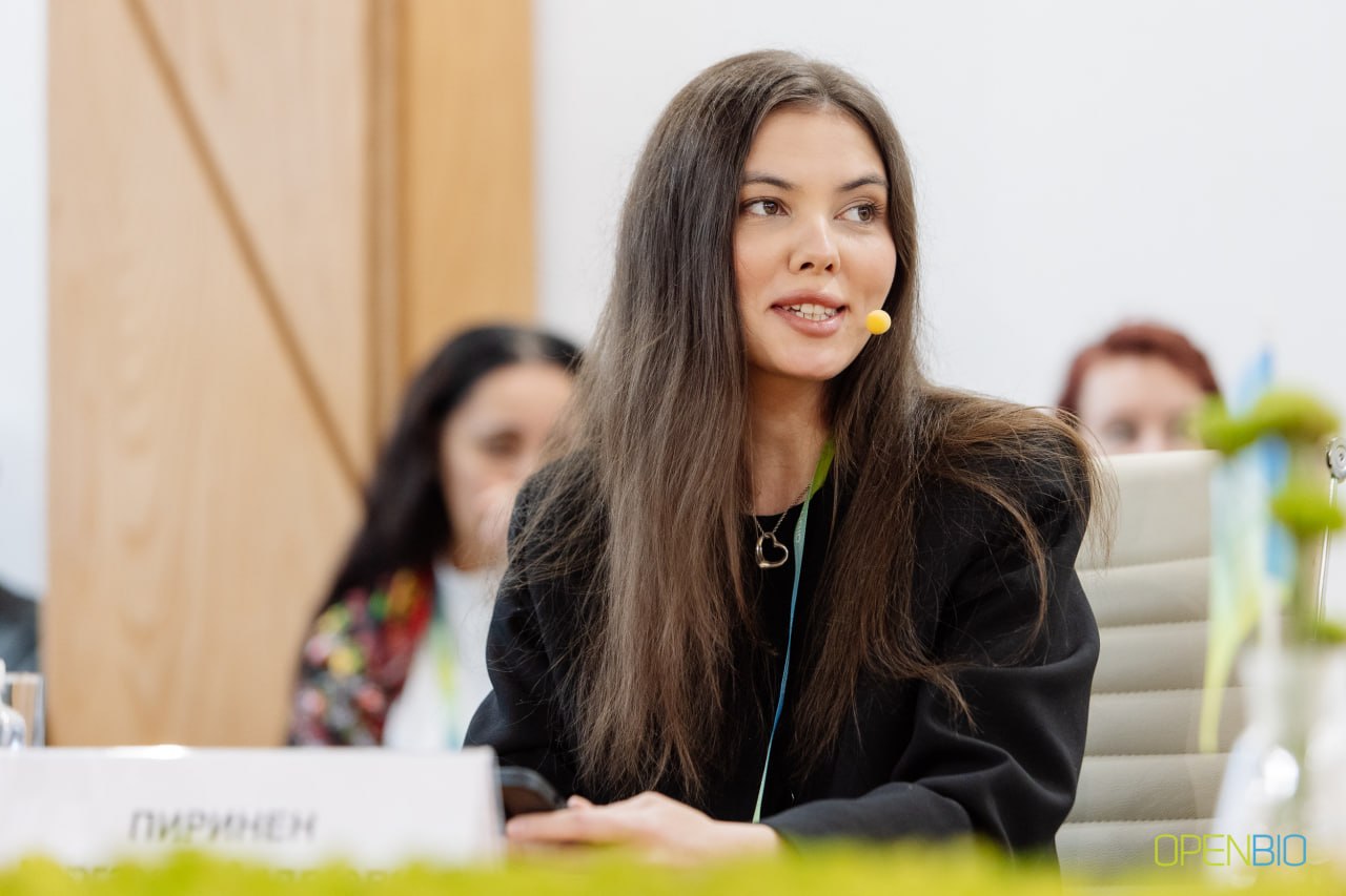 Маргарита Пиринен выступает на OpenBio